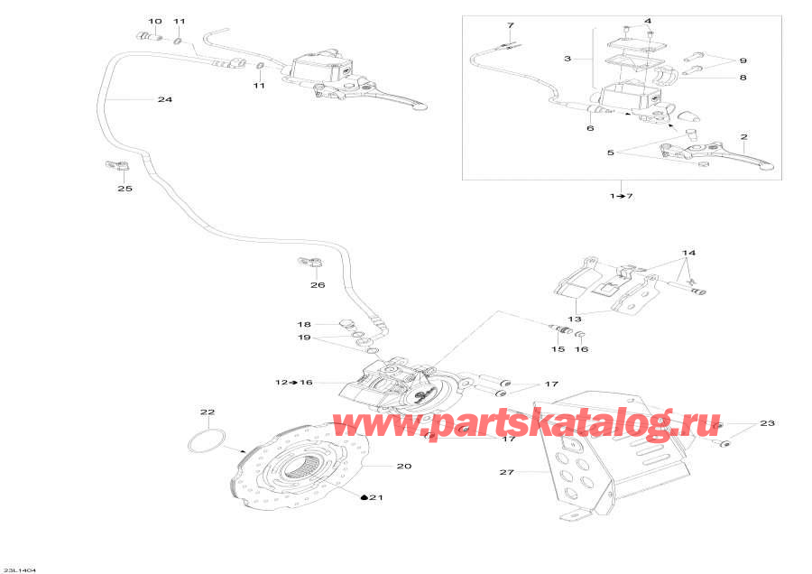 Snowmobiles Lynx  - Hydraulic Brakes -  