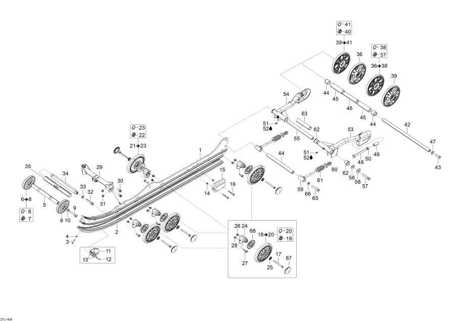  Lynx  - Rear Suspension -  