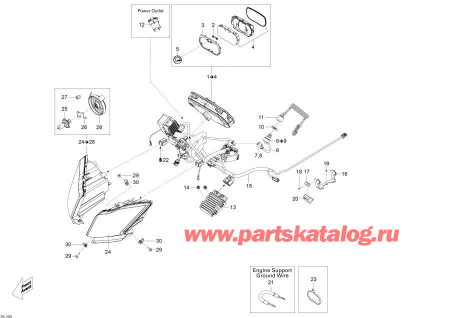 Snowmobile Lynx  - Electrical System -  System