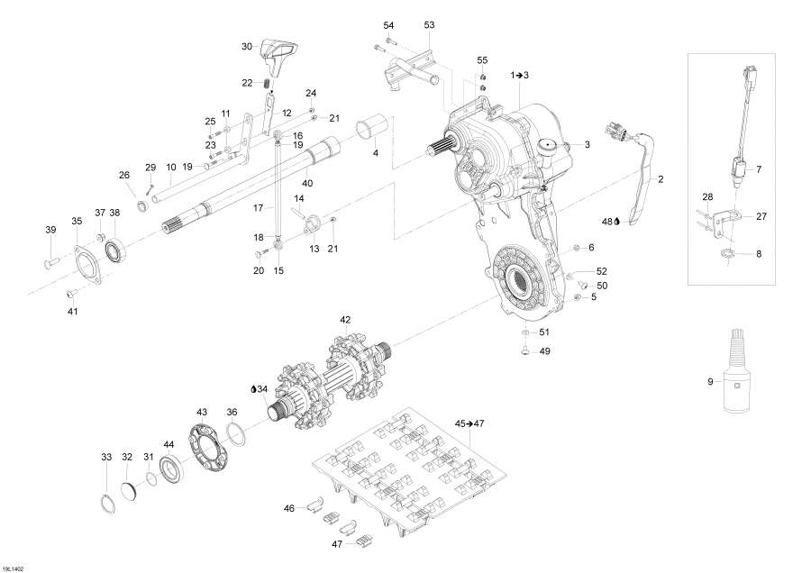 Snow mobile   - Drive System - Drive System