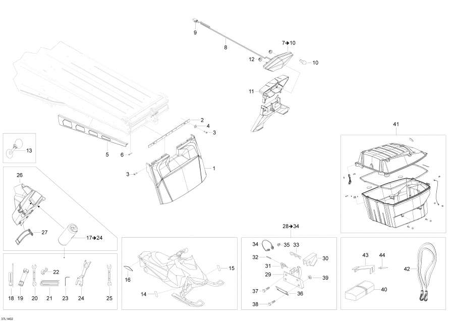Snowmobiles Lynx  - Utilities