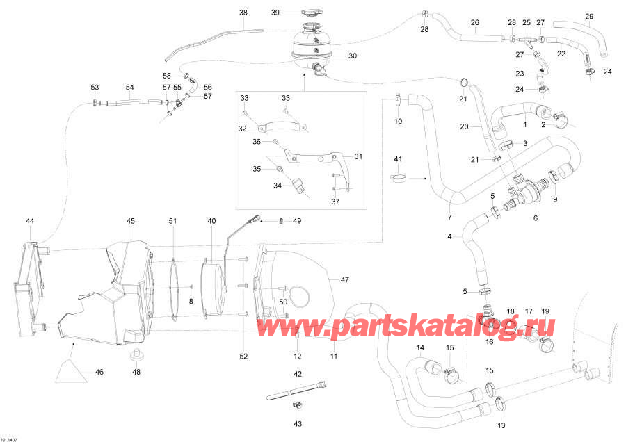 Snow mobile   - Cooling System -  System