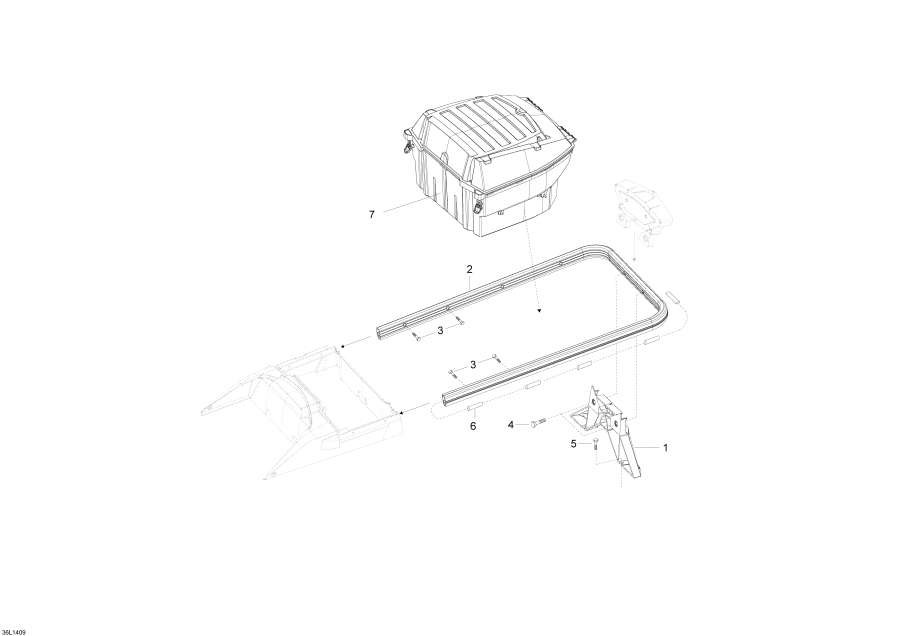 Snowmobiles lynx  - Cargo Rack / Cargo Rack