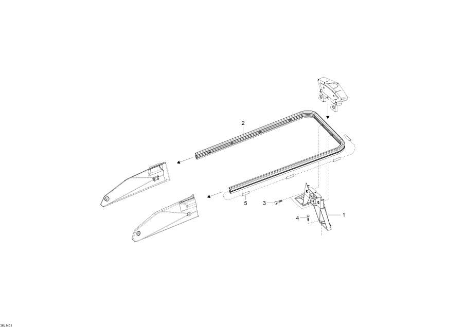 Snow mobile Lynx  - Cargo Rack - Cargo Rack