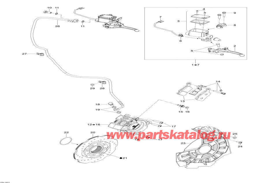 Snow mobile   - Hydraulic Brakes -  