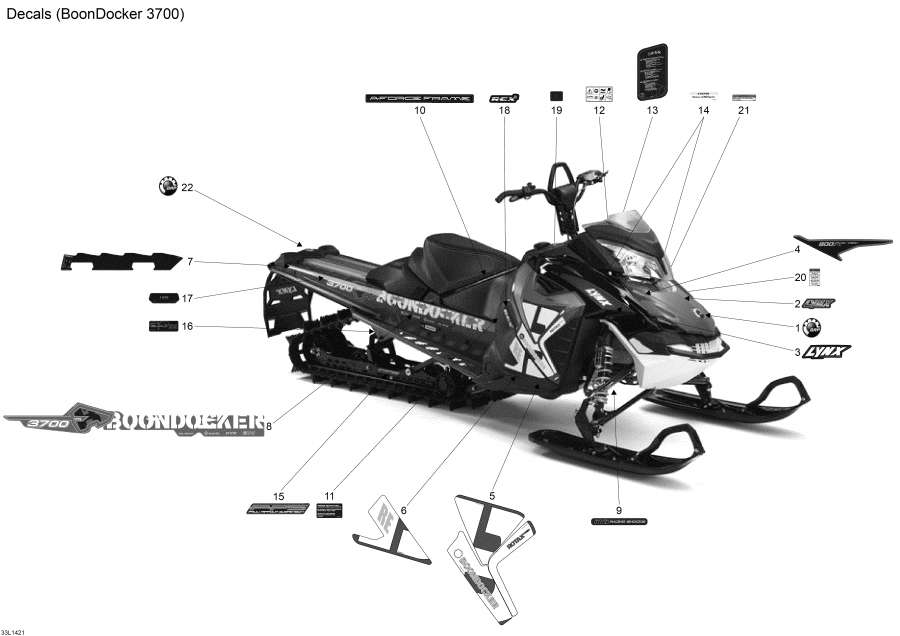 Snowmobile   -  (3700)