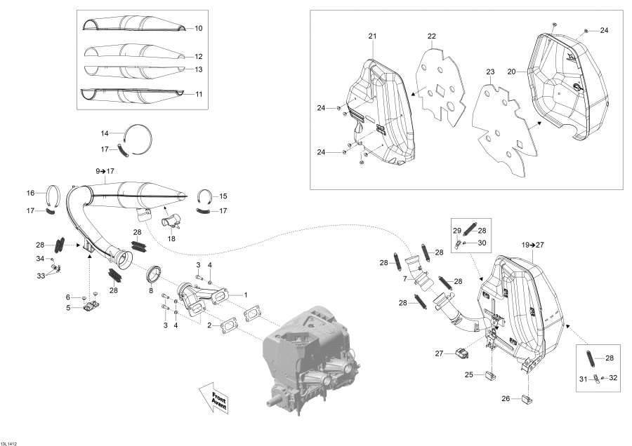 Snowmobile   -   - Exhaust System