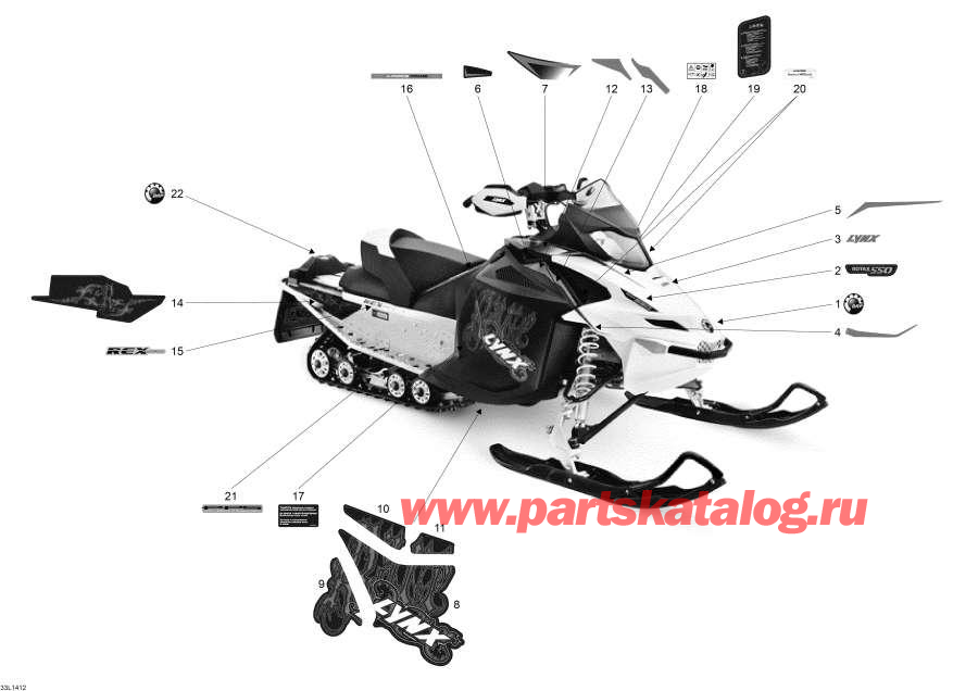 Snowmobile   -  / Decals