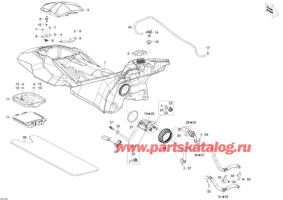 Snowmobiles Lynx  - Fuel System -  