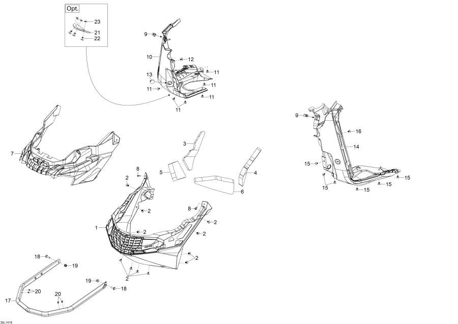 Snowmobiles lynx  -   - Bottom Pan