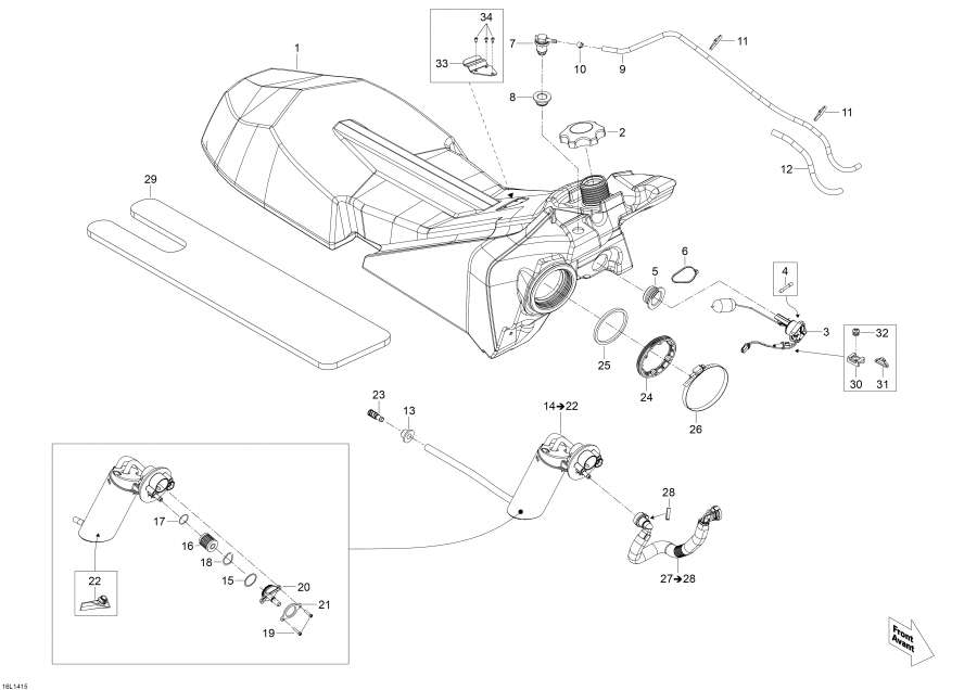Snow mobile   -   / Fuel System