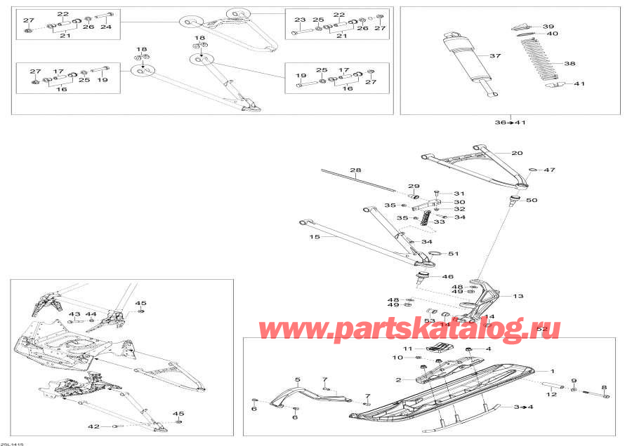 Snowmobiles   - Front Suspension And Ski -    