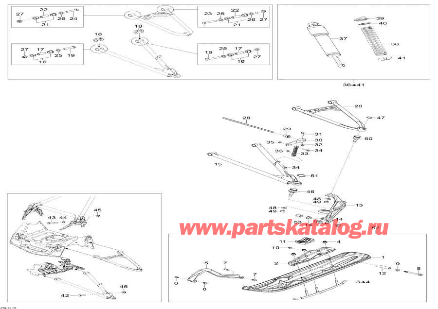  Lynx  -     - Front Suspension And Ski