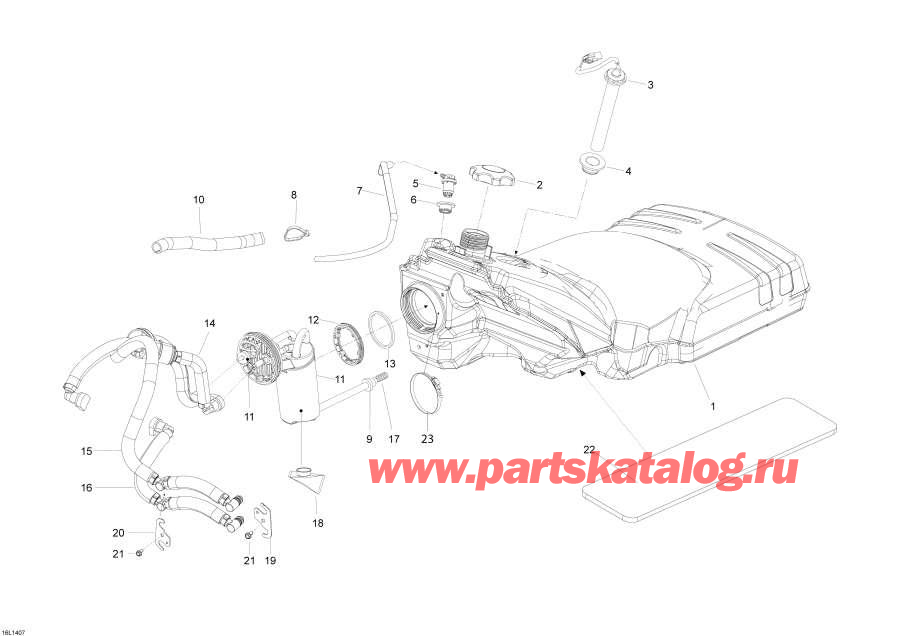 Snowmobiles Lynx  - Fuel System -  