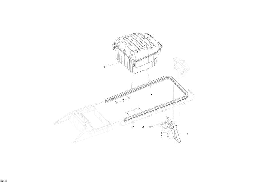 Snowmobiles   - Cargo Rack - Cargo Rack