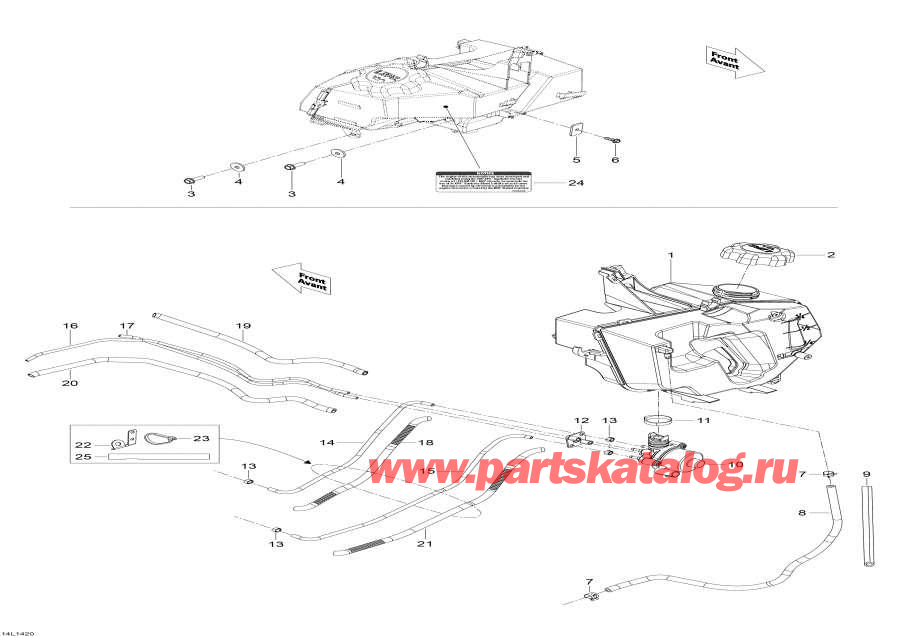 Snow mobile   - Oil System