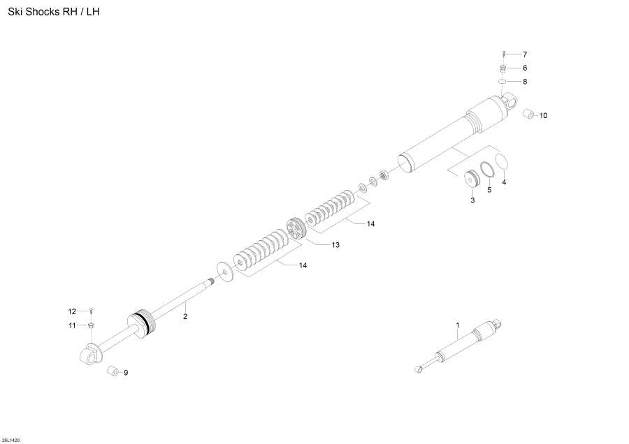 Snow mobile lynx  - Ski Shocks - Ski Shocks