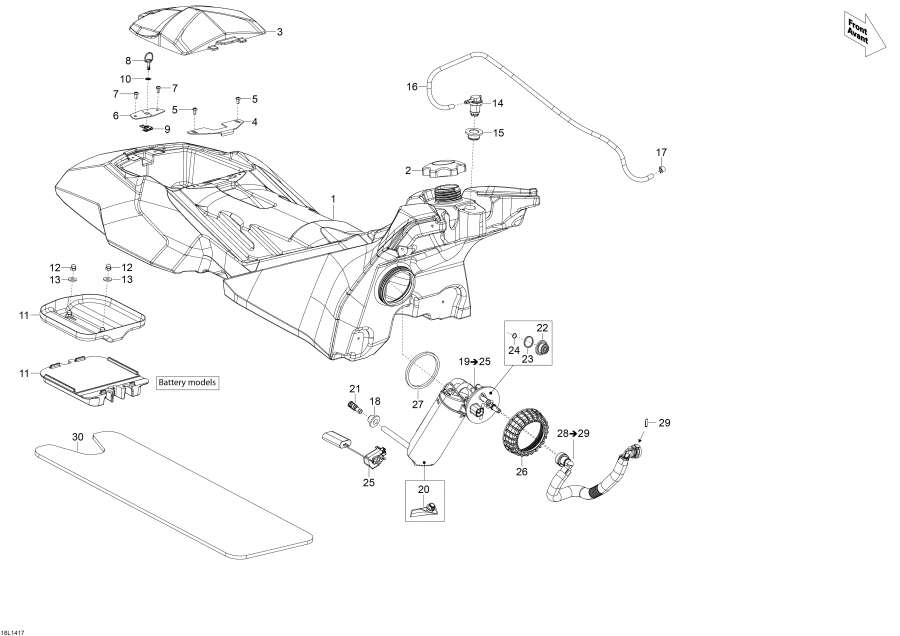 Snowmobiles   - Fuel System