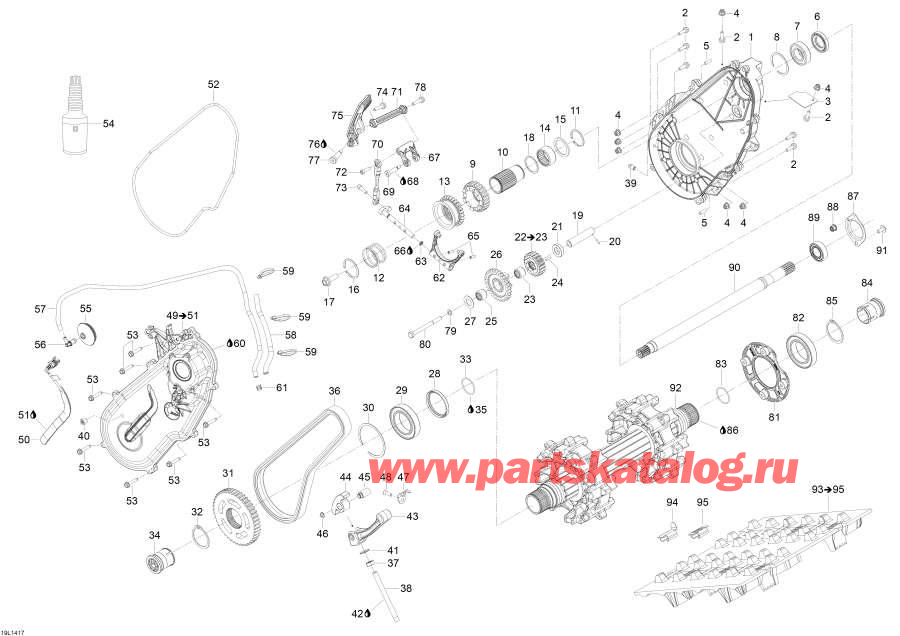 Snowmobiles Lynx  - Drive System - Drive System