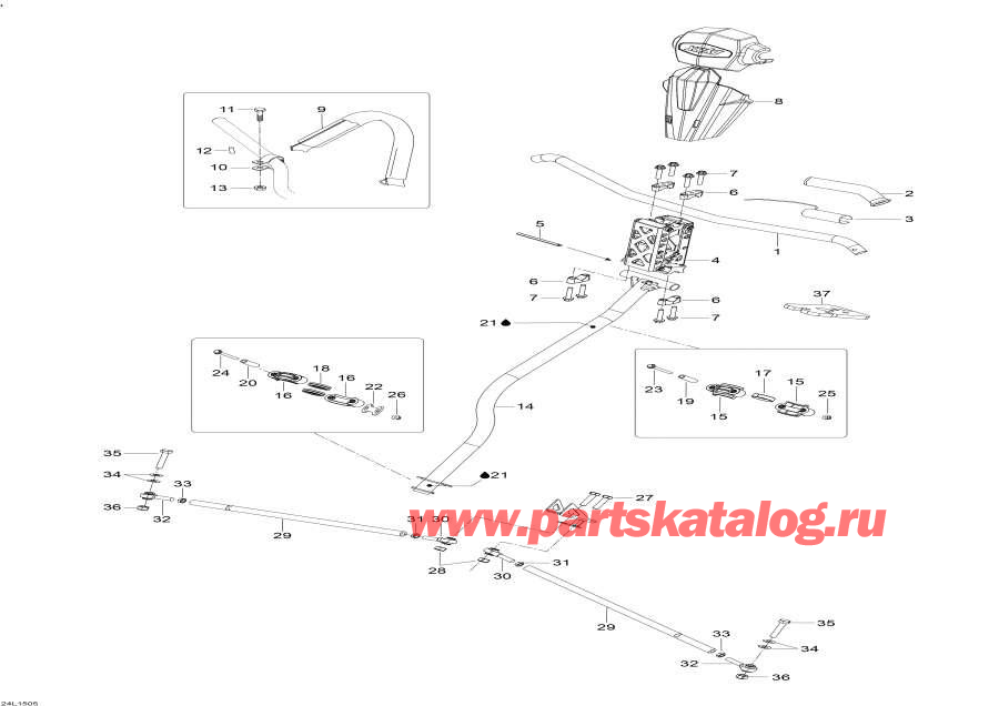Snow mobile   - Steering System /   System