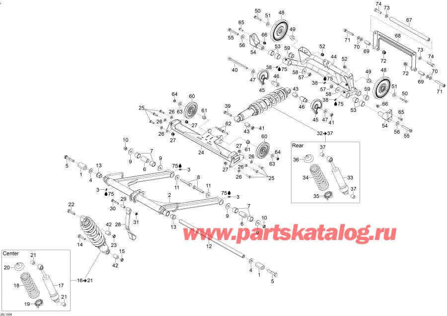 Snowmobiles Lynx  - Rear Suspension / ������ ��������