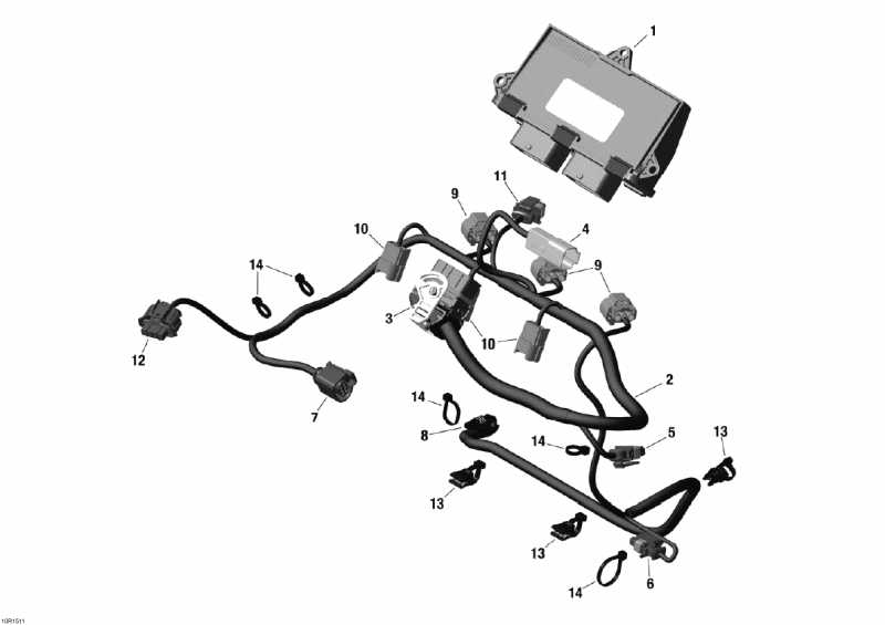  Lynx  - Engine Harness And Electronic Module