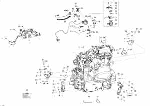 01-    Sport - 1200 4-tec (01- Engine And Engine Support - 1200 4-tec)