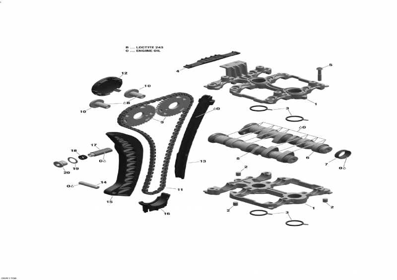 ��������� lynx  - Camshafts And Timing Chain - 600 Ace,����������������� ��� � ���� ����������� - 600 Ace