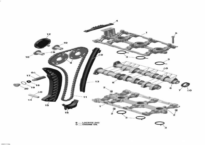 �������� lynx  - Camshafts And Timing Chain - 900 Ace