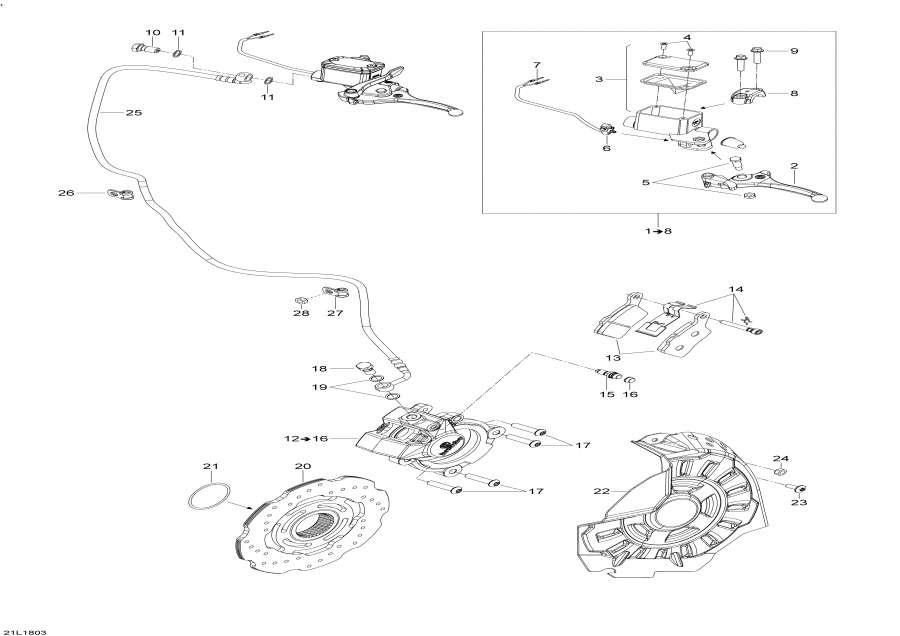 Snowmobiles lynx  - Brakes 49ranger - s 49ranger