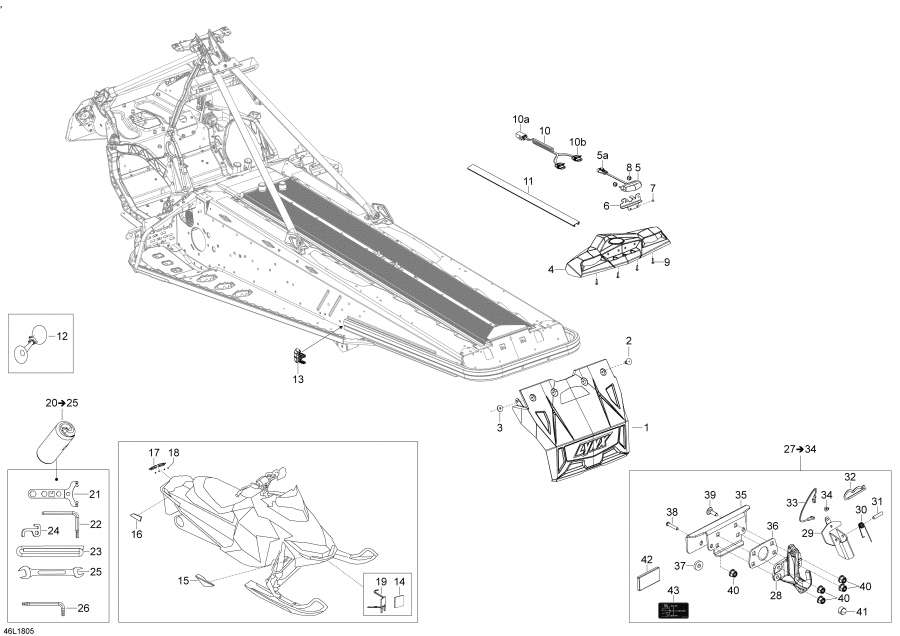 Snowmobiles lynx  - Utilities 49 Ranger - 600ho E-tec