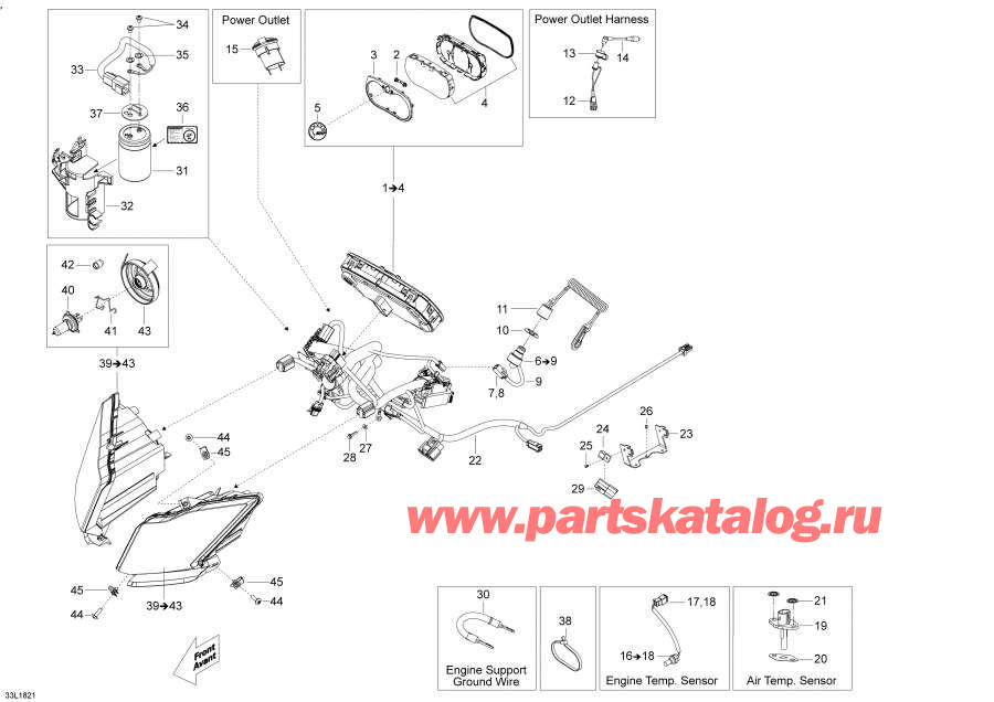 Snowmobiles Lynx  - Electrical System