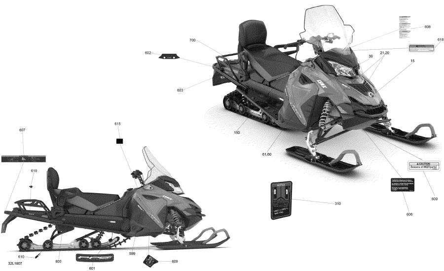 Snow mobile   -  Adventure / Decals Adventure