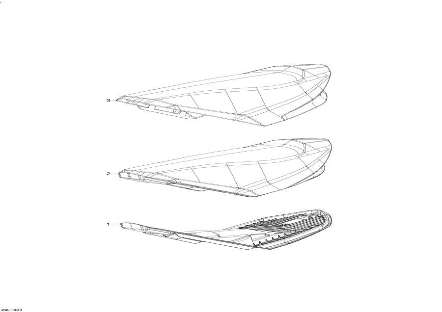 Snowmobiles   - Seat Seat -  
