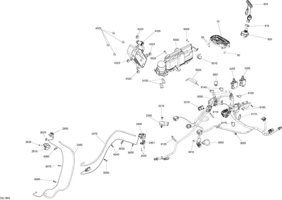 Snowmobile lynx  - Electrical System Boondocker Engine 850 E-tec - Package Ds Shot Starter - ��������� System Boondocker ��������� 850 E-tec - Package Ds Shot �������