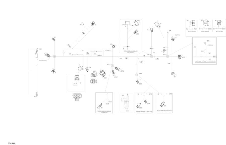  lynx  - Main   -   - Main Harness - Manual Starter
