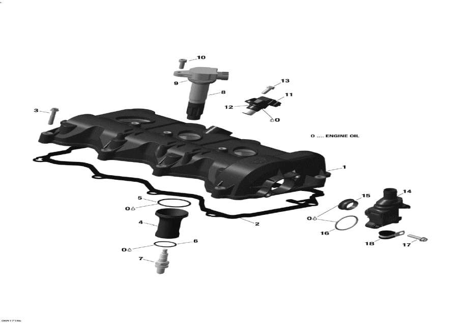  Lynx  - Valve Cover - 1200 4-tec /   - 1200 4-tec