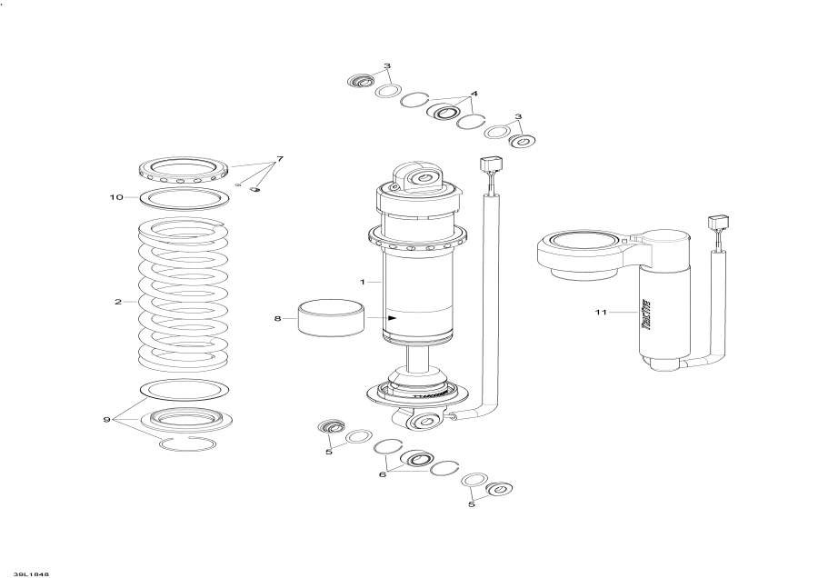 Snow mobile   - Rear Shocks Commander Gt / Rear Shocks Commander Gt