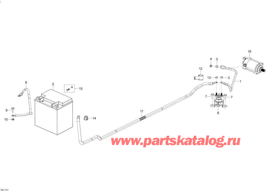 Snowmobiles Lynx  - Battery And Electric Starter 2018 / Battery   2018