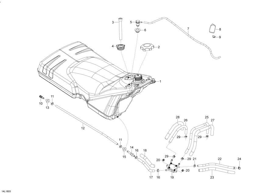 Snowmobile lynx  - Fuel 550f,Fuel 550f