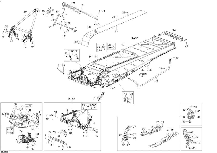 �������� �����  - ���� Commander - 600ho E-tec - Frame Commander - 600ho E-tec