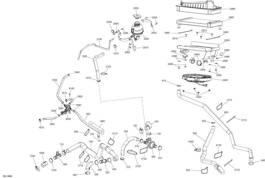 Snowmobiles   -  800r E-tec / Cooling 800r E-tec