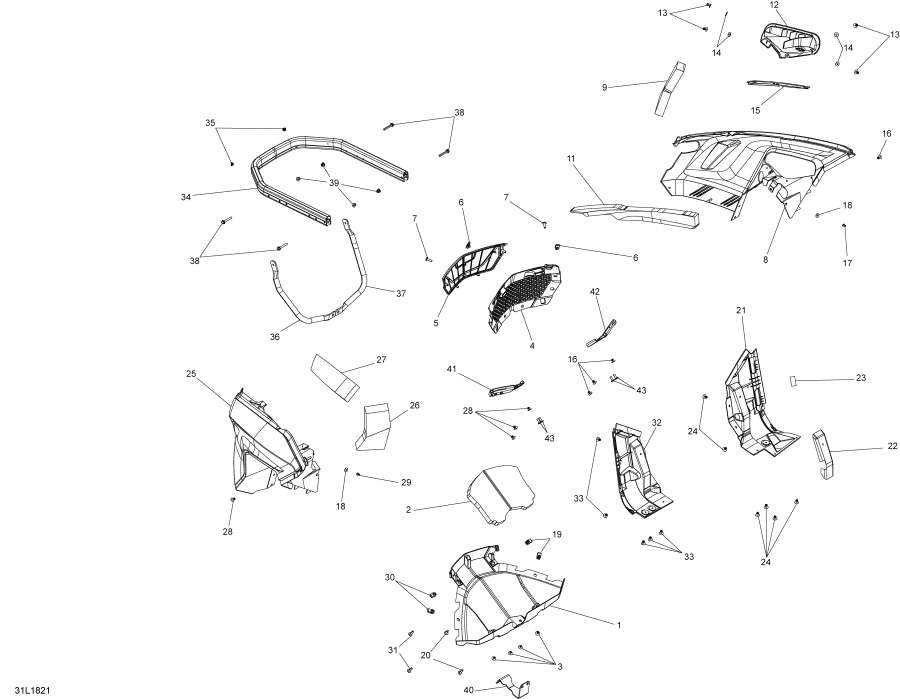 �������� lynx  - Bottom Pan Commander - 800r E-tec / ������ ������ Commander - 800r E-tec