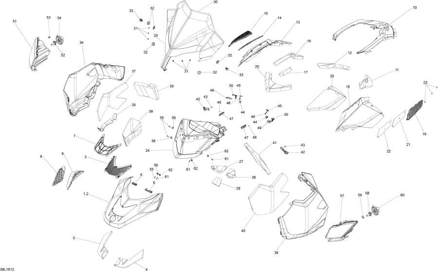  Lynx  - Hood Commander - 800r E-tec / Hood Commander - 800r E-tec