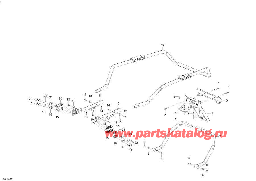 Snowmobile Lynx  - Luggage Rack Commander Touratech / Luggage Rack Commander Touratech