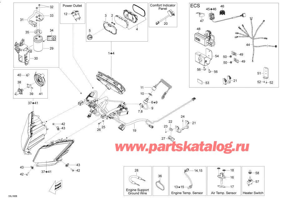 Snowmobiles Lynx  -  System