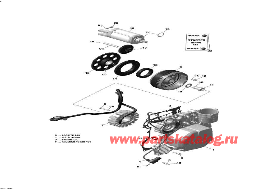 Lynx  -    - 900 Ace / Magneto And Electric Starter - 900 Ace