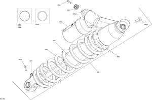 07- Shock Front Rave  850 E-tec (07- Shock Front Rave Engine 850 E-tec)