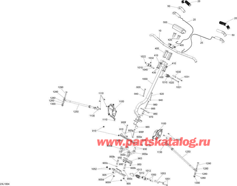 Snow mobile lynx  -   Rave  600 Rs / Steering Rave Engine 600 Rs