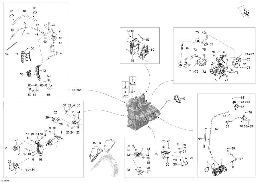 ��������� Lynx  - Engine Xtrim - 600ho E-tec - ��������� Xtrim - 600ho E-tec